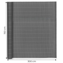 Dwustronna mata bambusowa 150x300 cm na balkon taras ogrodzenie antracyt MultiGarden