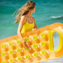 Dmuchany materac do pływania 188x71 cm pomarańczowy INTEX 59895 ORANGE