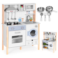 Kuchnia dla dzieci dźwięki LED piekarnik pralka akcesoria kuchenne ECOTOYS