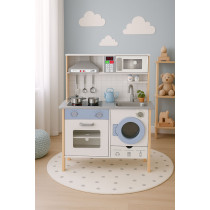 Kuchnia dla dzieci dźwięki LED piekarnik pralka akcesoria kuchenne ECOTOYS