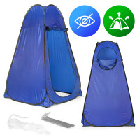 Namiot turystyczny samorozkładający przebieralnia kabina prysznicowa WC niebieski MultiGarden