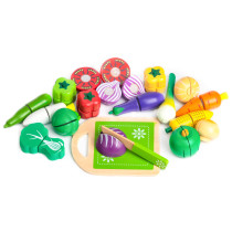 Drewniane warzywa do krojenia dla dzieci 20 sztuk ECOTOYS