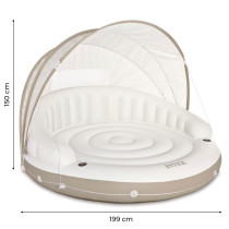 Dmuchana wyspa z daszkiem dmuchany materac 199x150cm INTEX 58292