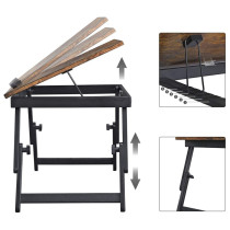 Podstawka pod laptopa 60x35 cm stolik do łóżka składany rustykalny