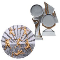 Emblemat płaskorzeźba lekkoatletyka 70mm FG055			