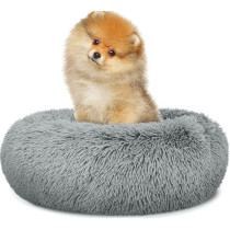 Legowisko pluszowe uniwersalne dla Psa Kota 40cm - jasnoszare