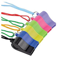 Gwizdek plastikowy mały ze sznurkiem			