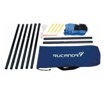 Słupki do siatkówki plażowej Rucanor z siatką			