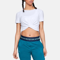 Koszulka UA Lightweight Lux Crop Tee 1305484 100			