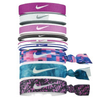 Opaski do włosów Nike Mixed 9 szt 3 szerokości ,ultikolor			