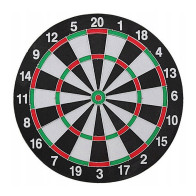 Tarcza dart sizalowa 30 cm + 6 rzutek			