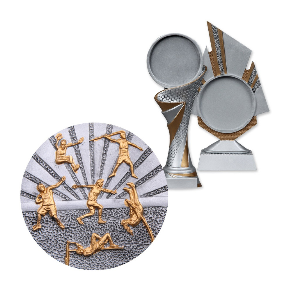 Emblemat płaskorzeźba lekkoatletyka 70mm FG055			