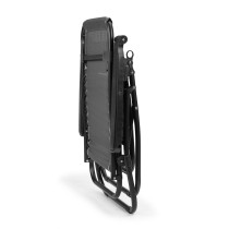 Leżak fotel ogrodowy plażowy regulowane oparcie ZERO GRAVITY MultiGarden - szary