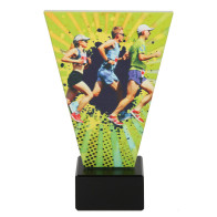 Trofeum szklane biegi			