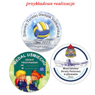 Tabliczka z grawerem - emblemat 90 mm			