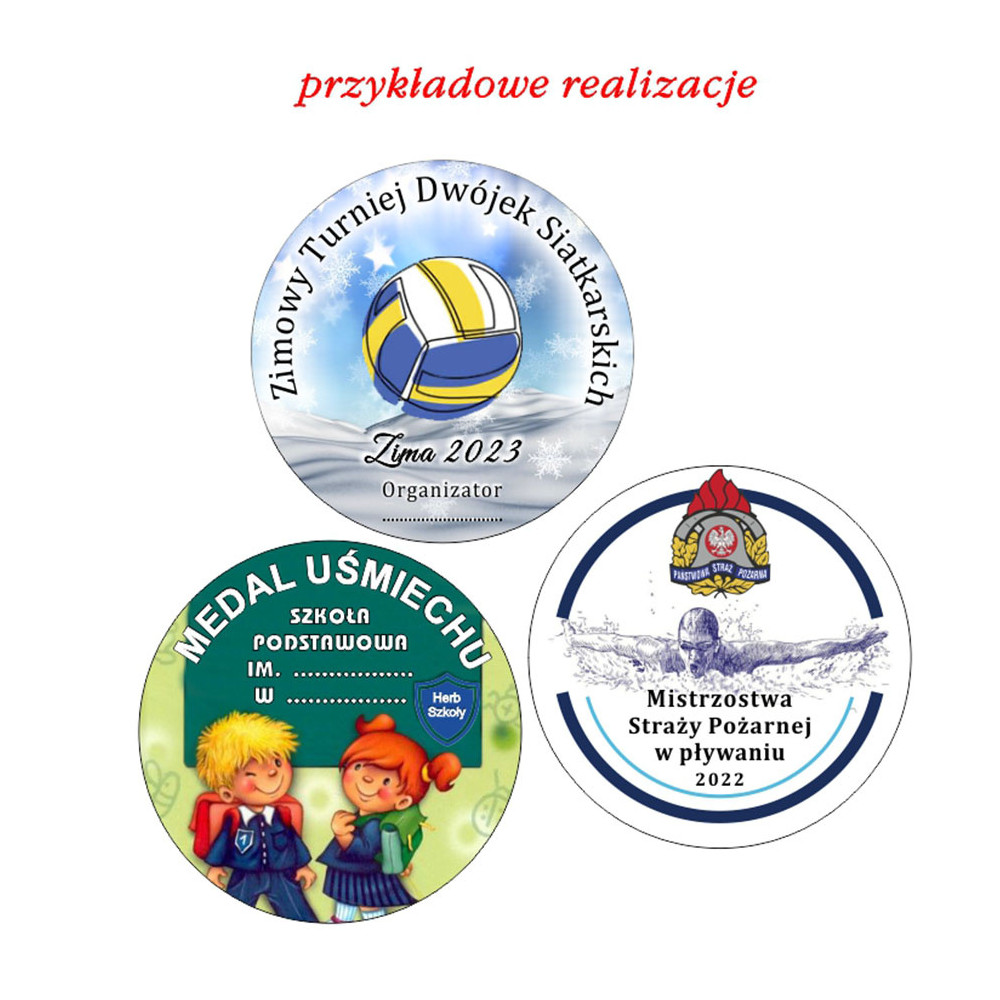 Tabliczka z grawerem - emblemat 90 mm			