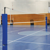 Siatka do siatkówki  profesjonalna z antenkami i klamrą			