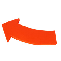 Pole do zabaw-strzałka zakręt 10 szt			