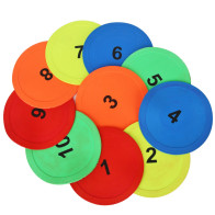 Pole do zabaw z numerami-krążek 15cm-10szt			