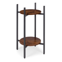 Kwietnik stojący stojak na kwiaty ozdoby 2 poziomy loft ModernHome