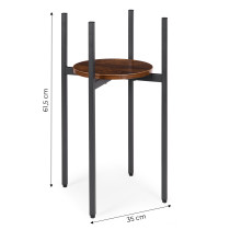 Kwietnik stojący stojak na kwiaty ozdoby loft ModernHome