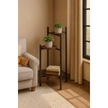 Kwietnik stojący stojak na kwiaty ozdoby 3 poziomy loft ModernHome