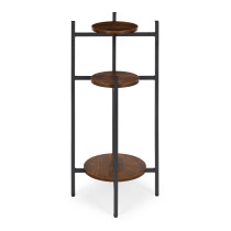 Kwietnik stojący stojak na kwiaty ozdoby 3 poziomy loft ModernHome