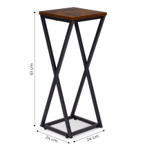 Kwietnik stojący stojak na kwiaty ozdoby geometryczny loft ModernHome