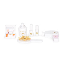 Toaletka dziecięca drewniana duża z lustrem dla dziewczynki ECOTOYS