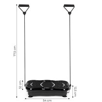 Platforma wibracyjna antycelulitowa masażer z ekspanderami + pilot ModernHome