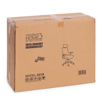 Fotel biurowy obrotowy ergonomiczny regulacja wysokości czarny ModernHome