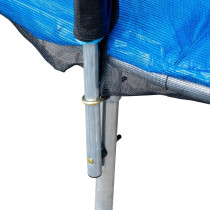 Trampolina ogrodowa z siatką zewnętrzną o średnicy 8 ft 244-252 cm + drabinka