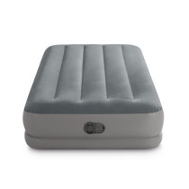Materac dmuchany jednoosobowy 191x99x30 cm z wbudowaną pompką elektryczną INTEX 64112