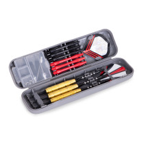 Zestaw 3 rzutek do darta 17g Brass metalowe lotki do tarcz sizalowych