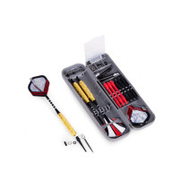 Zestaw 3 rzutek do darta 17g Brass metalowe lotki do tarcz sizalowych