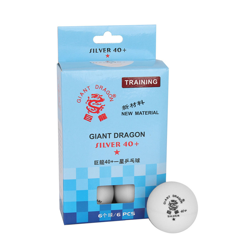 Piłeczka p-pongowa biała Giant Dragon * 6 szt			
