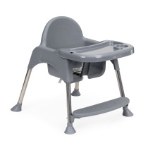 Krzesełko fotelik do karmienia 2w1 tacka pasy bezpieczeństwa ECOTOYS