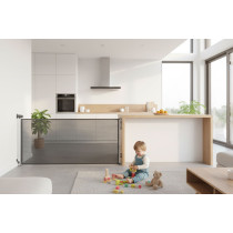 Bramka barierka roleta 160 cm ochronna zabezpieczająca na schody i drzwi szara ECOTOYS