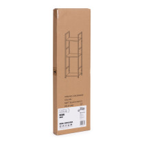 Regał drewniany nowoczesny metalowa rama LOFT 3 półki ModernHome