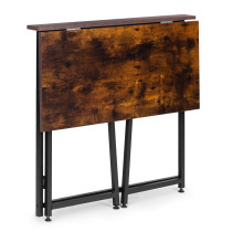 Biurko komputerowe składane 80x45 cm stolik pod laptopa loft ModernHome