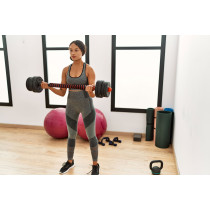 Hantle regulowane 2 x 20 kg sztanga zestaw 40 kg gryf