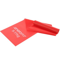 Taśma do aerobiku Enero 2000x150x0,30mm 9-11kg czerwona			