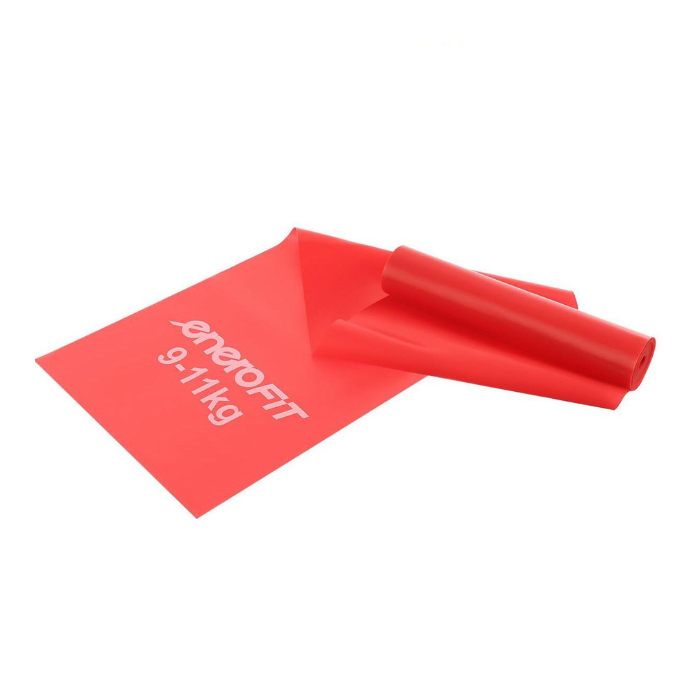 Taśma do aerobiku Enero 2000x150x0,30mm 9-11kg czerwona			