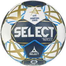 Piłka Select Replica EHF Champions League niebiesko-biała			
