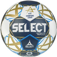 Piłka Select Replica EHF Champions League niebiesko-biała			