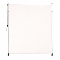 Markiza zaciskowa rozporowa roleta zwijana na korbkę regulacja wysokości beżowa MultiGarden