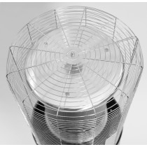 Ogrzewacz gazowy grzejnik 11 kW szklany na ogród patio reduktor wąż pokrowiec