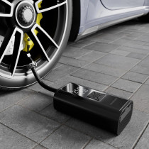 Pompka rowerowa elektryczna kompresor do opon powerbank 6000mAh latarka LED