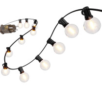 Girlanda ogrodowa świetlna łańcuch 25x LED 15m 9 trybów lampki ogrodowe 9W