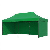 Pawilon ogrodowy eventowy automatyczny samorozkładalny namiot 3x6 m zielony MultiGarden